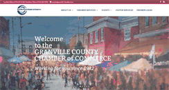 Desktop Screenshot of granville-chamber.com
